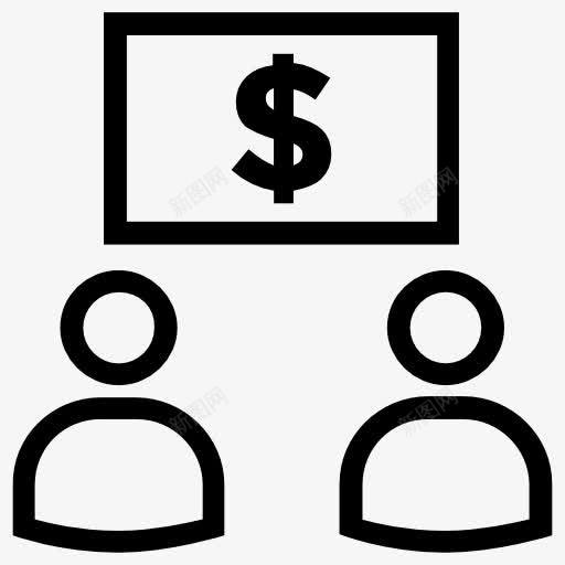 盈利图标png_新图网 https://ixintu.com 业务 收益 美元符号 集团用户
