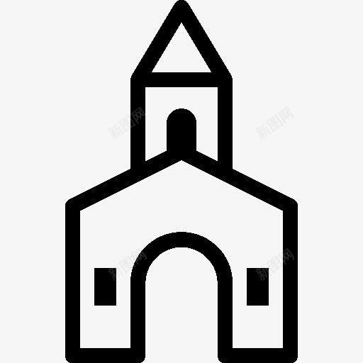 城市教堂图标png_新图网 https://ixintu.com chapel city 城市 教堂