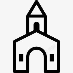 chapel城市教堂图标高清图片