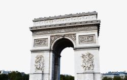 巴黎凯旋门景区素材