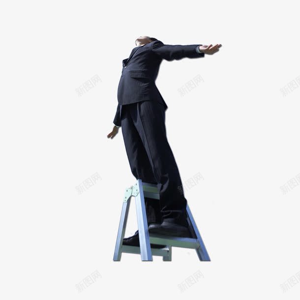 站在梯子上的男人png免抠素材_新图网 https://ixintu.com 拥抱 梯子 男性 站立