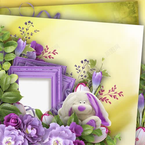 黄色墙壁紫色木质边框花朵png免抠素材_新图网 https://ixintu.com 墙壁 木质墙壁 木质边框 紫色 紫色花朵 花朵边框