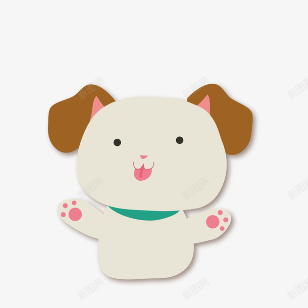 可爱的小狗卡通图png免抠素材_新图网 https://ixintu.com 动物 卡通 可爱的 小狗 手绘图 耳朵 表情