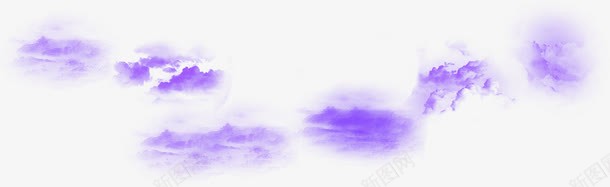 紫色云朵装饰背景png免抠素材_新图网 https://ixintu.com 云朵 紫色 背景 装饰