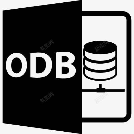 ODB文件格式符号图标png_新图网 https://ixintu.com ODB ODB延伸 ODB文件 ODB格式 ODB的象征 接口