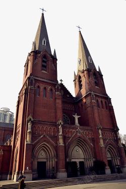 上海复古教堂素材