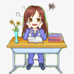 Q版学生衣着学生高清图片