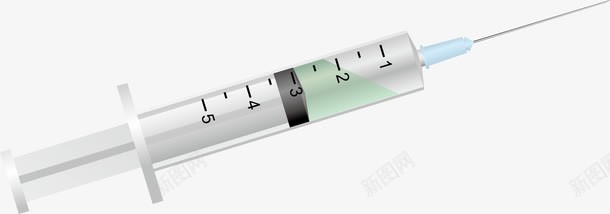 医用针筒png免抠素材_新图网 https://ixintu.com 医疗用品 打针 矢量针筒 针筒
