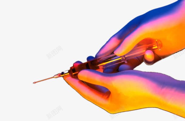 疫苗接种png免抠素材_新图网 https://ixintu.com 手拿注射器 疫苗接种