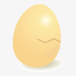 鸡蛋活泼的小鸡图标图标