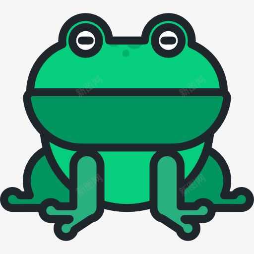 青蛙图标png_新图网 https://ixintu.com 动物 动物园 动物王国 野生动物 青蛙