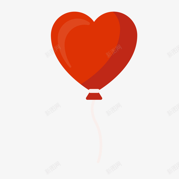 红色卡通漂浮心形气球矢量图ai免抠素材_新图网 https://ixintu.com 卡通 心形气球 日常 气球 漂浮气球 红色 红色气球 矢量图