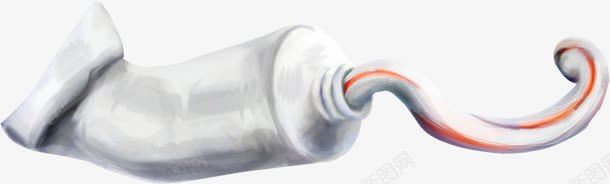 手绘牙膏png免抠素材_新图网 https://ixintu.com 彩色 手绘 牙膏 膏体