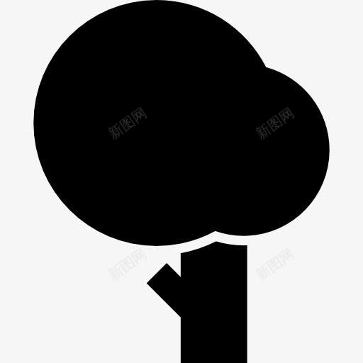 树图标png_新图网 https://ixintu.com 圆润 形状 性质 树 树上的图标 自然 轮廓