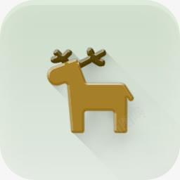 驯鹿圣诞图标png_新图网 https://ixintu.com reindeer 驯鹿