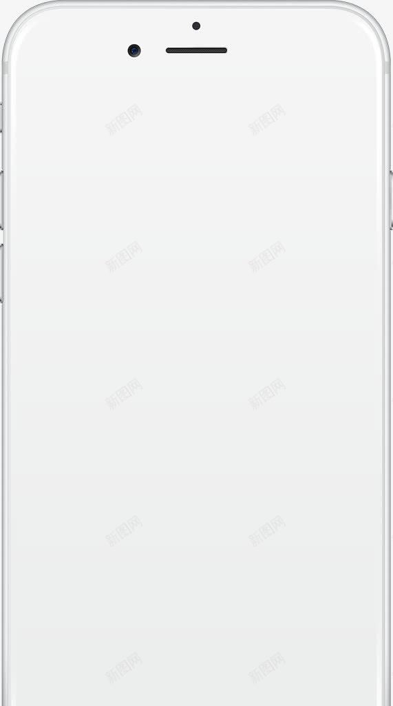 白色手机背面png免抠素材_新图网 https://ixintu.com 手机 白色 背面