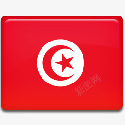 突尼斯国旗AllCountryFlagIcons图标图标