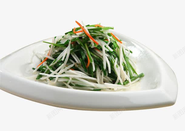 韭菜银芽png免抠素材_新图网 https://ixintu.com 产品实物 美食 菜肴 豆芽 韭菜