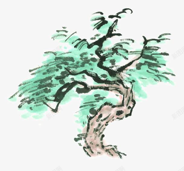 国画树木png免抠素材_新图网 https://ixintu.com 中国画 中国风装饰 写意国画 国画树 国粹 大写意 宣纸国画 画