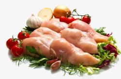 野生鸡肉设计食物原料高清图片