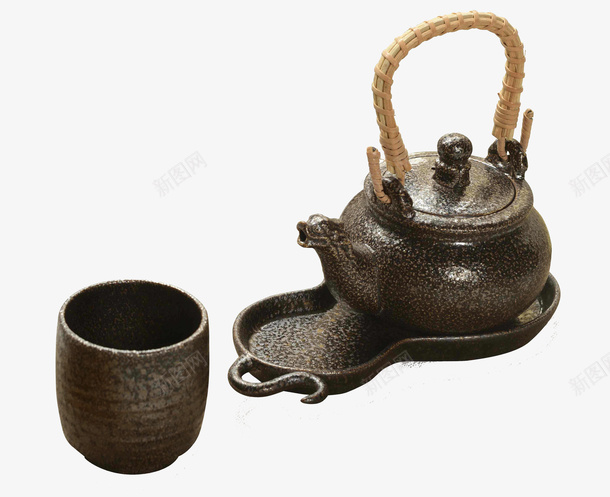 古代茶杯png免抠素材_新图网 https://ixintu.com 古人喝茶 古代 棕色 瓷器 茶杯