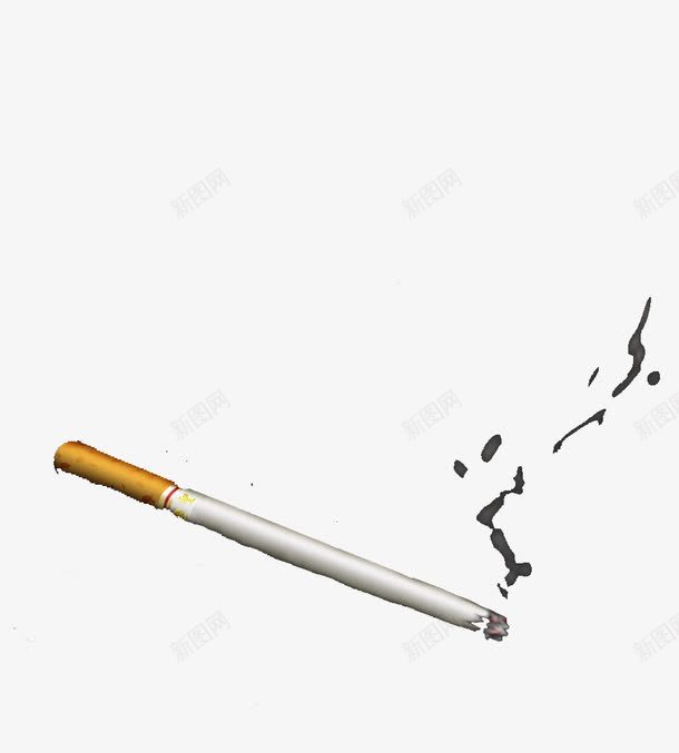 燃烧的烟png免抠素材_新图网 https://ixintu.com 一根燃烧 冒烟的烟 创意手绘