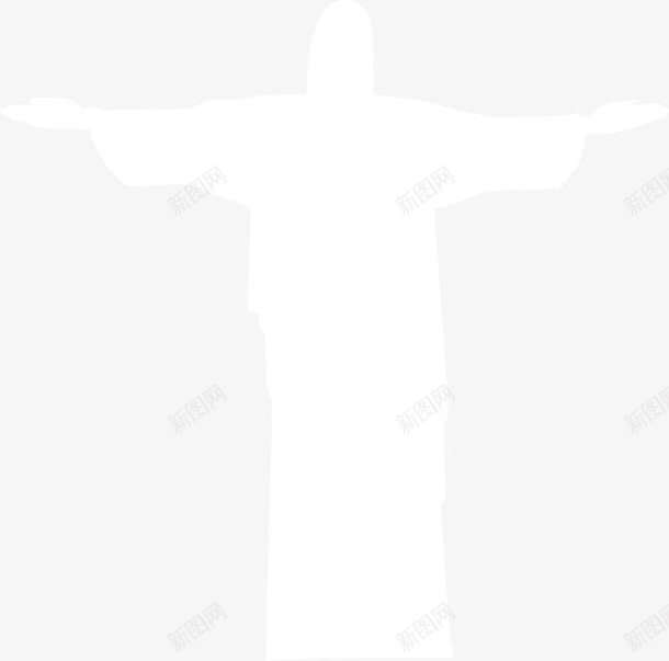 耶稣十字架白色人物png免抠素材_新图网 https://ixintu.com 人物 十字架 白色 耶稣