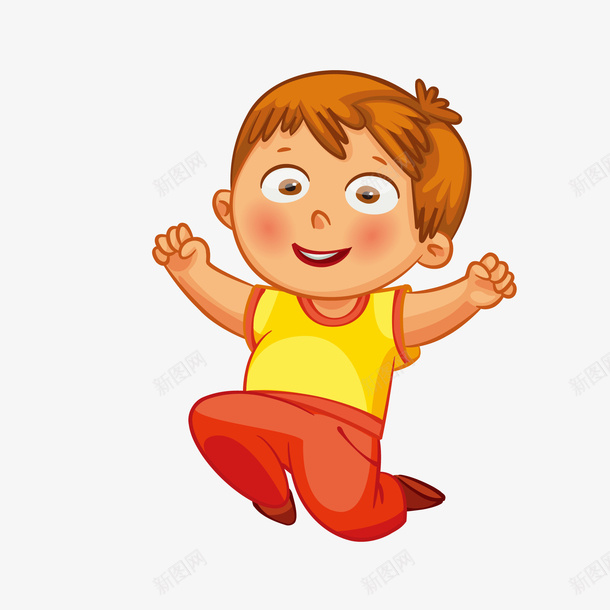 卡通面带笑容的男孩矢量图ai免抠素材_新图网 https://ixintu.com 人物设计 儿童生活节 卡通 男孩 笑容 矢量图