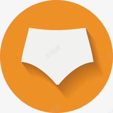 创意平角裤logo图标图标