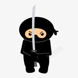 忍者杀手刀黑色的ninjaicons图标png_新图网 https://ixintu.com black ninja 刀 忍者 杀手 黑色的