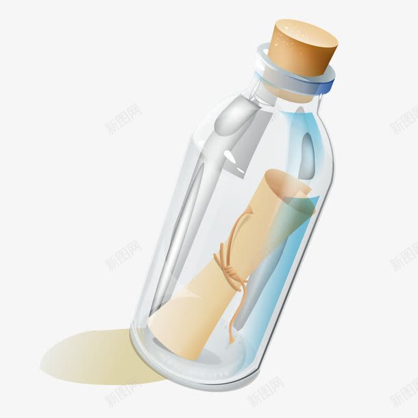 漂流瓶图案png免抠素材_新图网 https://ixintu.com 图案 漂流瓶 漂流瓶图案 透明