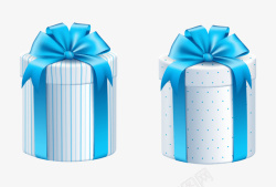 两个礼物盒矢量图素材