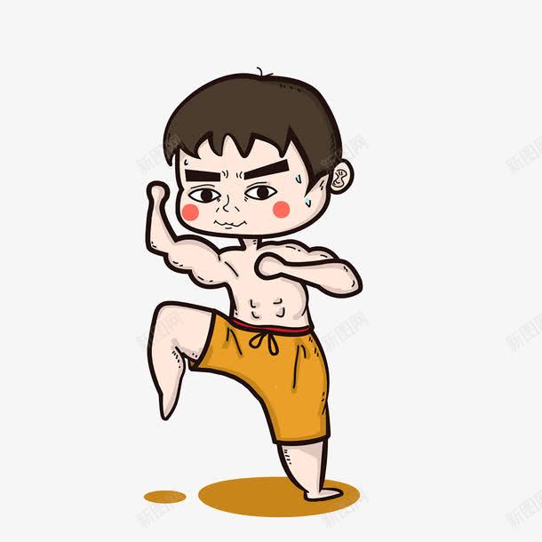 运动锻炼png免抠素材_新图网 https://ixintu.com 卡通手绘 卡通汗水 运动流汗 运动锻炼