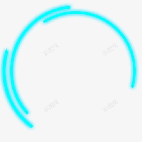 蓝色创意线条弧线png免抠素材_新图网 https://ixintu.com 创意 弧线 线条 蓝色