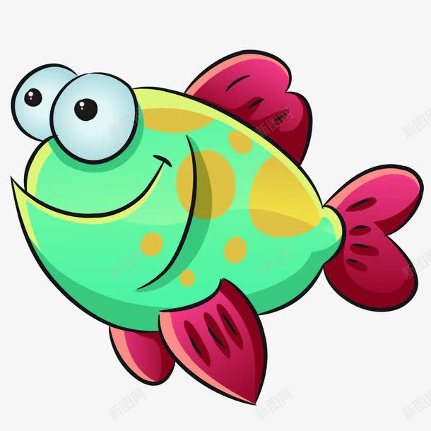 绿色的小丑鱼png免抠素材_新图网 https://ixintu.com 小丑鱼Q版 称号 绿色 装饰 设计 鱼