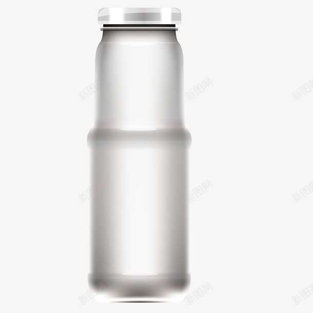 简约瓶身png免抠素材_新图网 https://ixintu.com 包装 瓶子 透明 饮料瓶