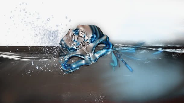 水下面具png免抠素材_新图网 https://ixintu.com 水下 海报设计素材 装饰 面具