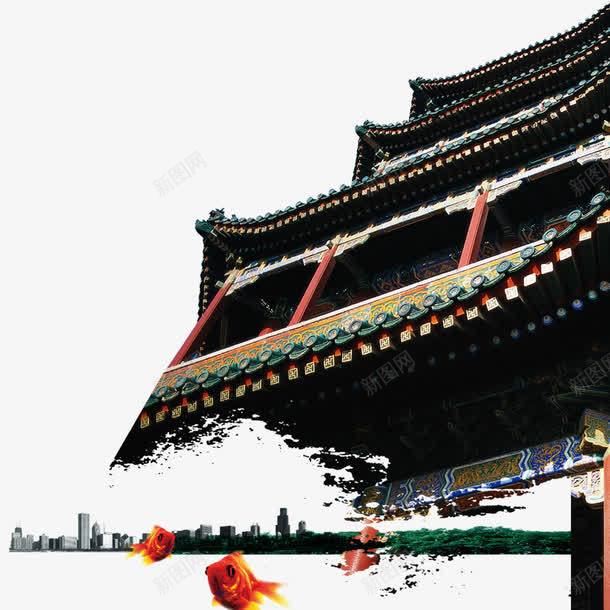 中国风元素png免抠素材_新图网 https://ixintu.com 中国风 古建筑 古风 建筑
