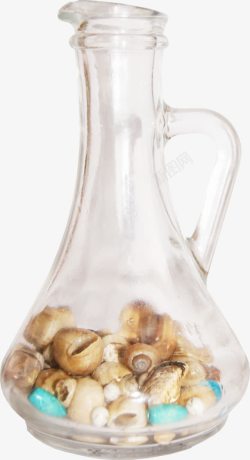 棕色漂亮透明玻璃瓶素材