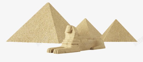 埃及金字塔png免抠素材_新图网 https://ixintu.com 卡通 埃及金字塔 城市旅游插画 彩色 手绘 狮身人面像