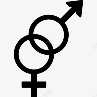 男人符号和女人符号图标图标