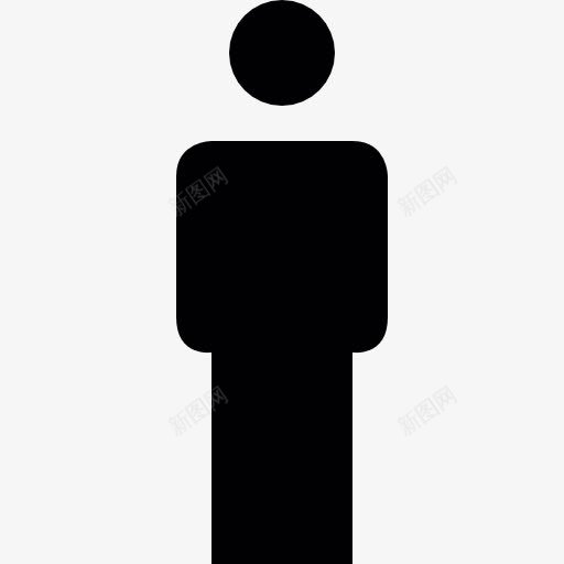 男人站图标png_新图网 https://ixintu.com 人的剪影 坚定 头像 用户 站起来