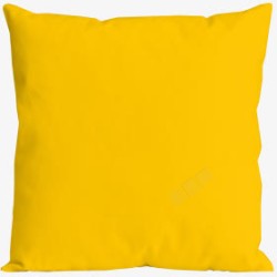 羽绒枕黄色枕头高清图片