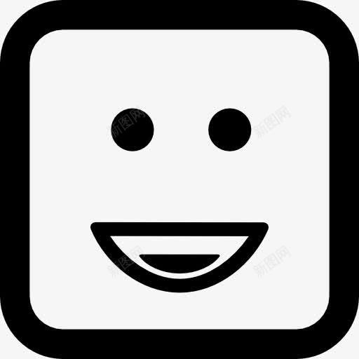 微笑的方圆脸图标png_新图网 https://ixintu.com 平方 微笑 微笑着 接口 脸 脸上的表情 表情