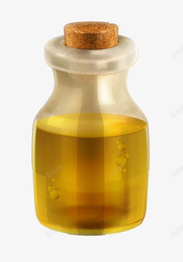 玻璃瓶里的油png免抠素材_新图网 https://ixintu.com 免费素材 油 玻璃瓶 精油
