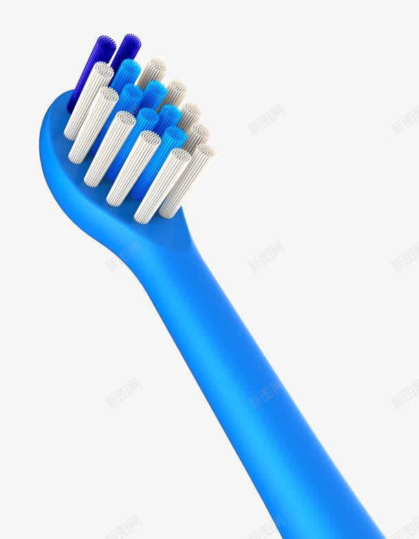 蓝色细纤维牙刷头png免抠素材_新图网 https://ixintu.com 刷牙 洁白 牙刷 牙刷头 纤维 细 蓝色