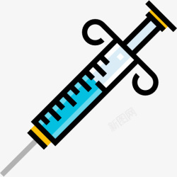 卡通接种疫苗打针医疗图标图标