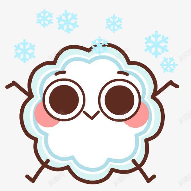 雪花卡通png免抠素材_新图网 https://ixintu.com 卡通 图片 雪花