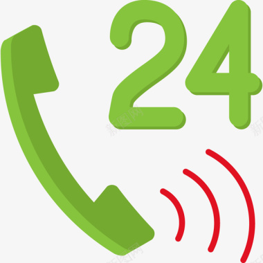 物流电话24小时座机电话图标图标