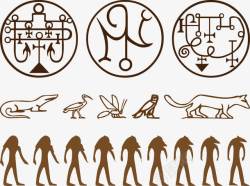 埃及神氏符号图形素材